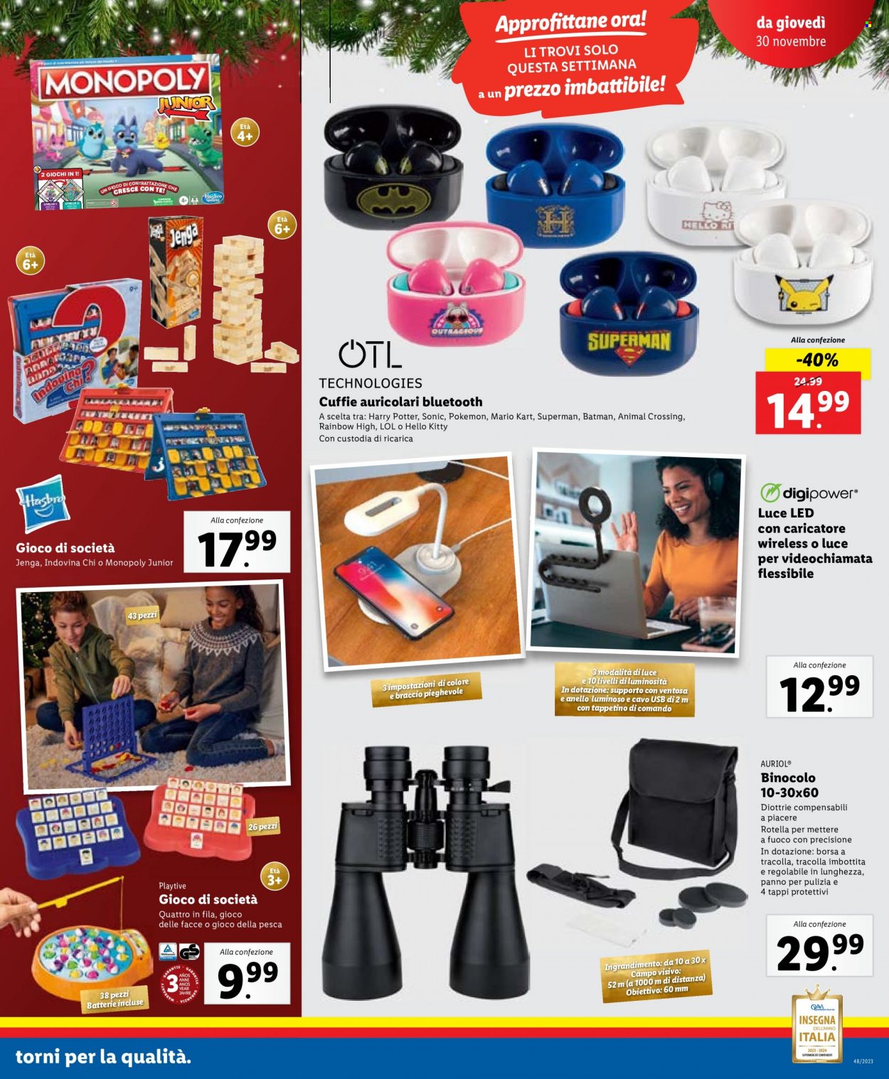 Volantino Lidl - 27/11/2023 - 3/12/2023. Pagina 39