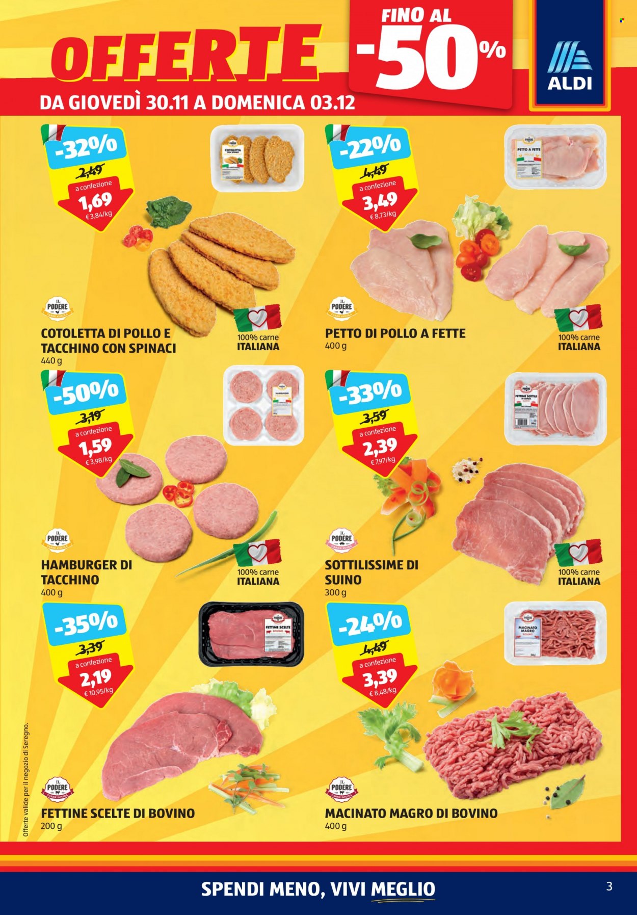 Volantino Aldi - 30/11/2023 - 3/12/2023. Pagina 3