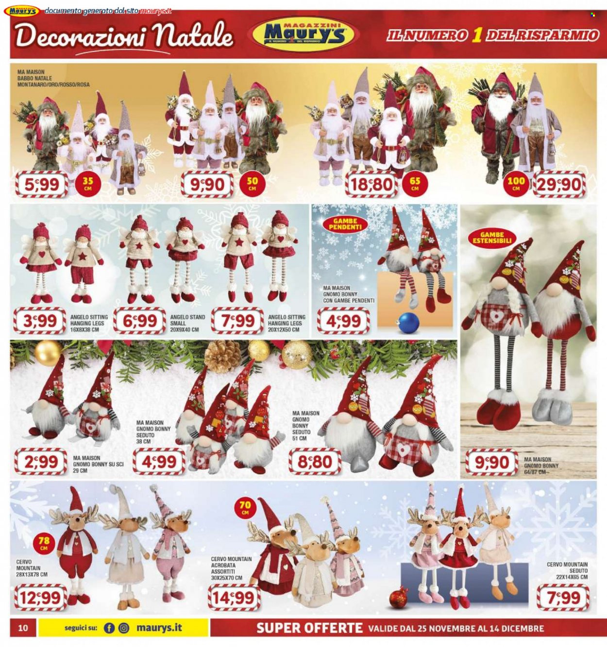 Volantino Maury's - 25/11/2023 - 14/12/2023. Pagina 10