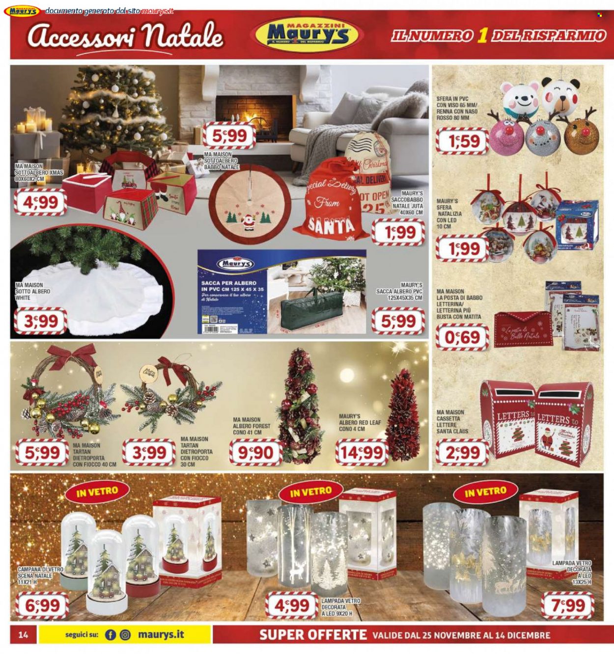 Volantino Maury's - 25/11/2023 - 14/12/2023. Pagina 14
