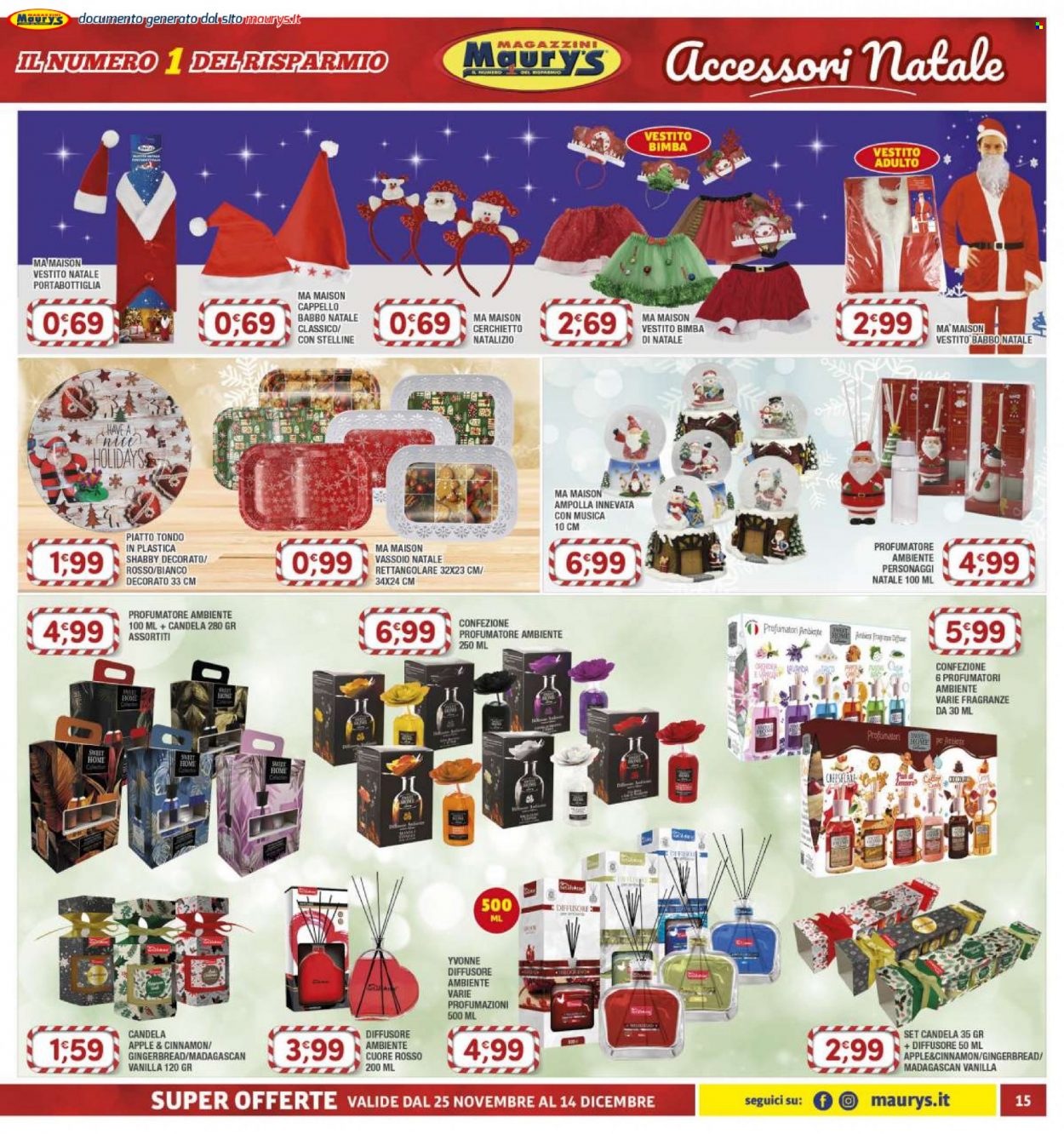 Volantino Maury's - 25/11/2023 - 14/12/2023. Pagina 15