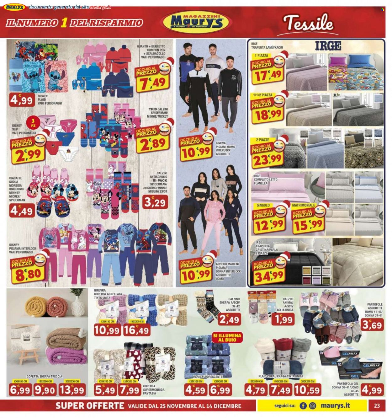 Volantino Maury's - 25/11/2023 - 14/12/2023. Pagina 23