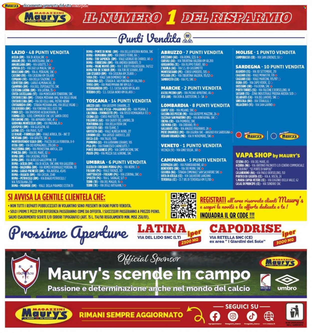 Volantino Maury's - 25/11/2023 - 14/12/2023. Pagina 24