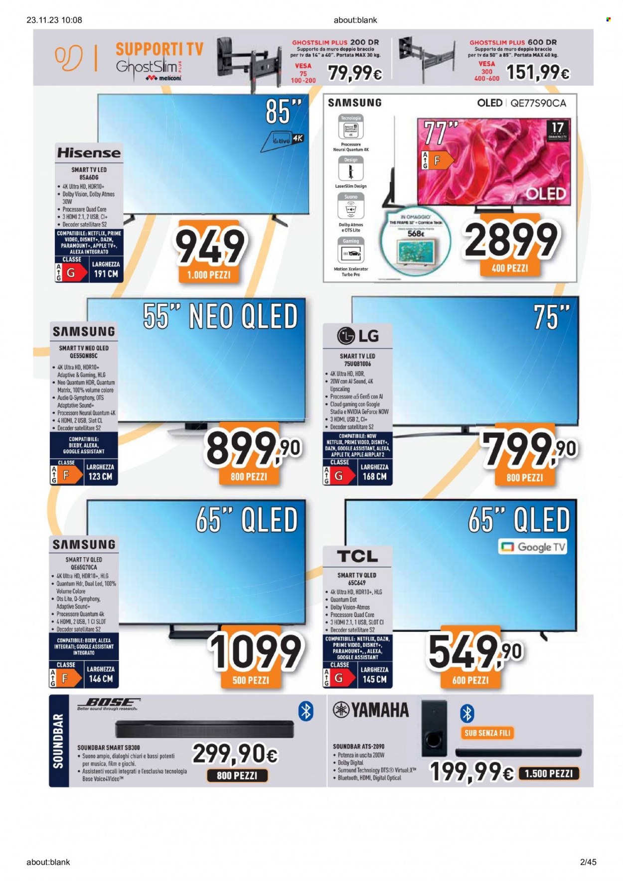 Volantino Unieuro - 23/11/2023 - 30/11/2023. Pagina 2