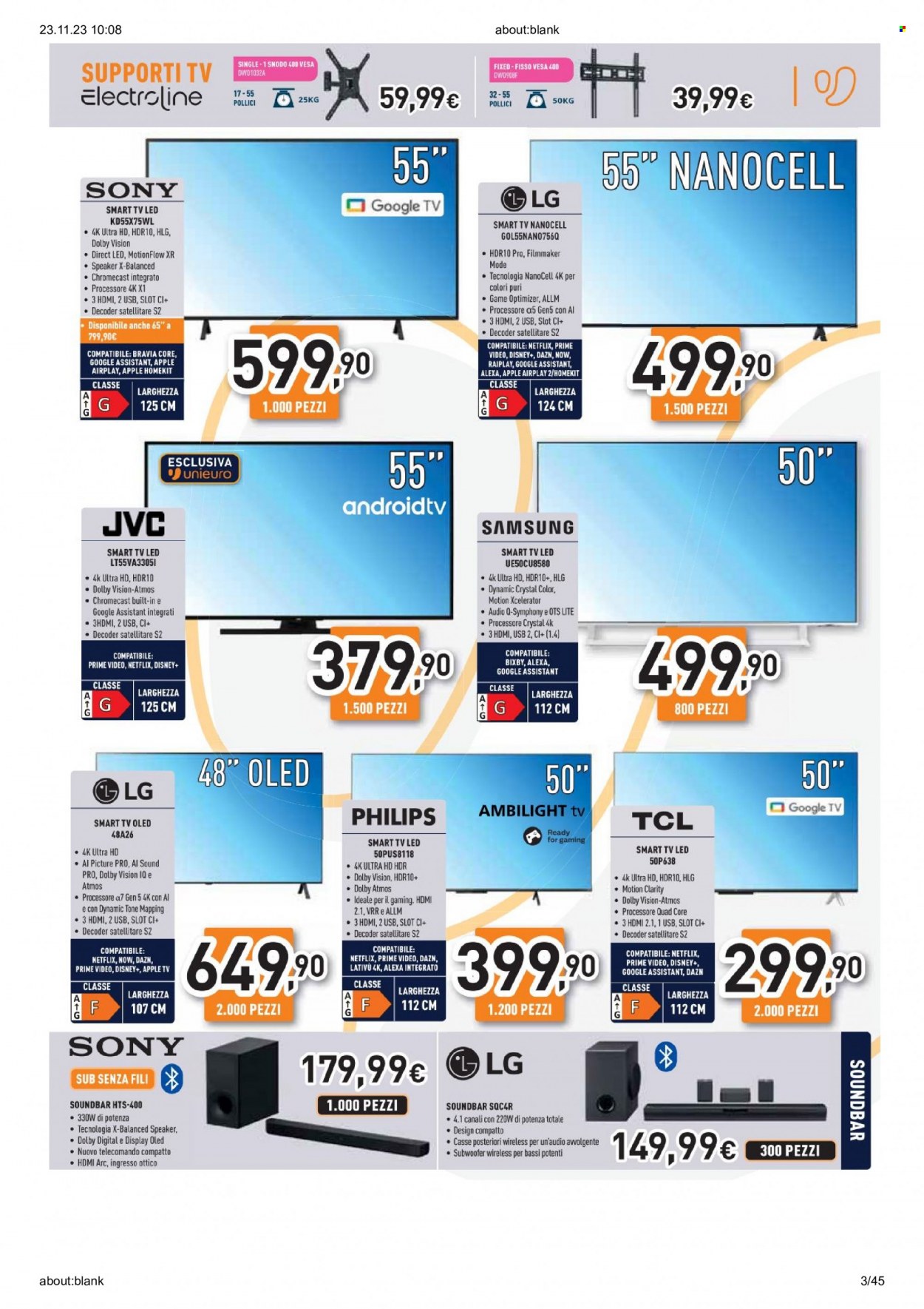 Volantino Unieuro - 23/11/2023 - 30/11/2023. Pagina 3