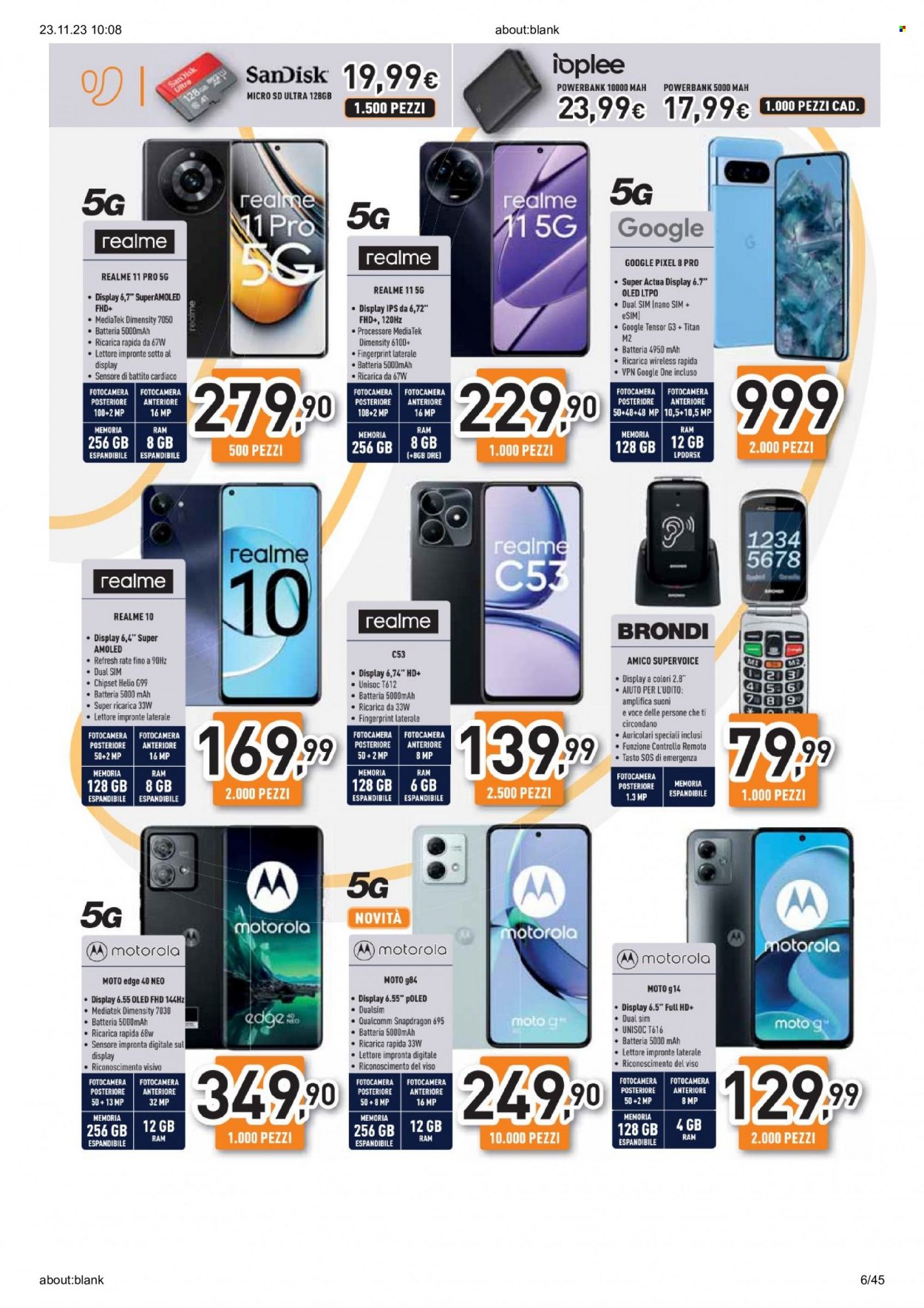 Volantino Unieuro - 23/11/2023 - 30/11/2023. Pagina 6