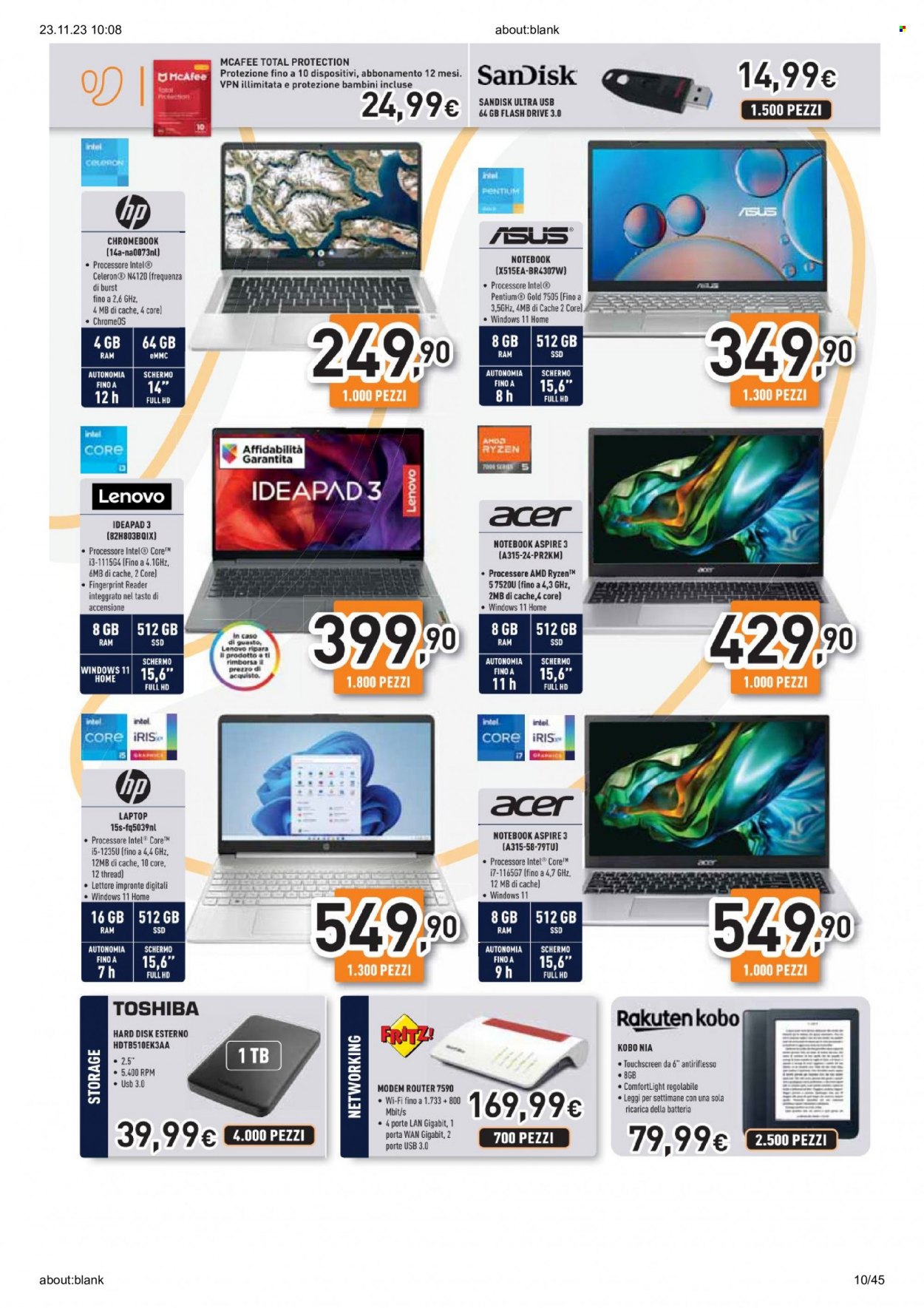 Volantino Unieuro - 23/11/2023 - 30/11/2023. Pagina 9