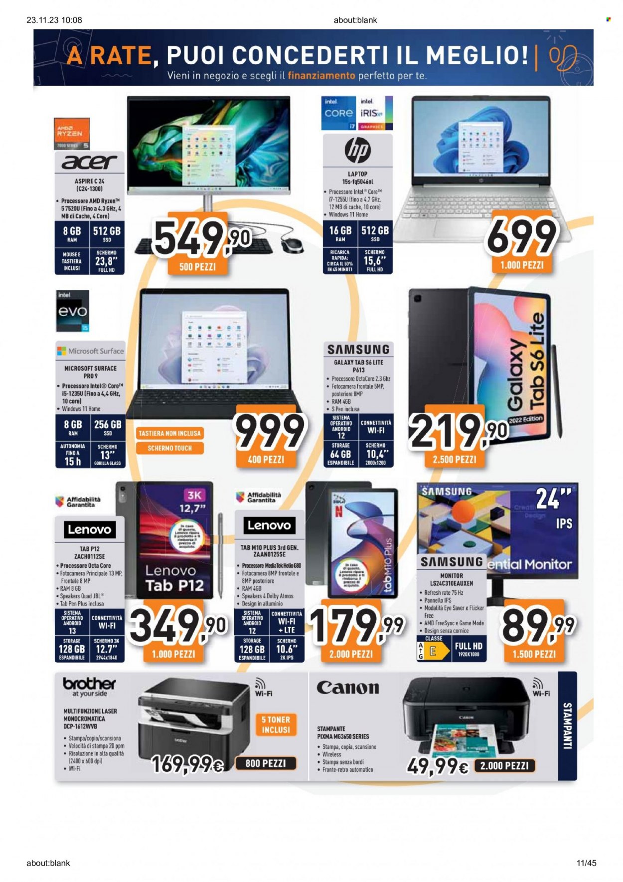 Volantino Unieuro - 23/11/2023 - 30/11/2023. Pagina 10
