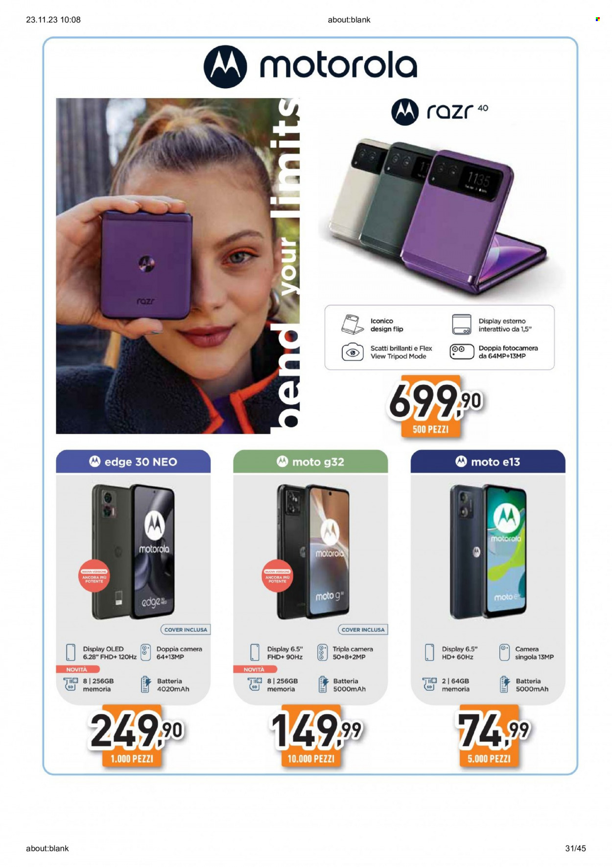 Volantino Unieuro - 23/11/2023 - 30/11/2023. Pagina 29