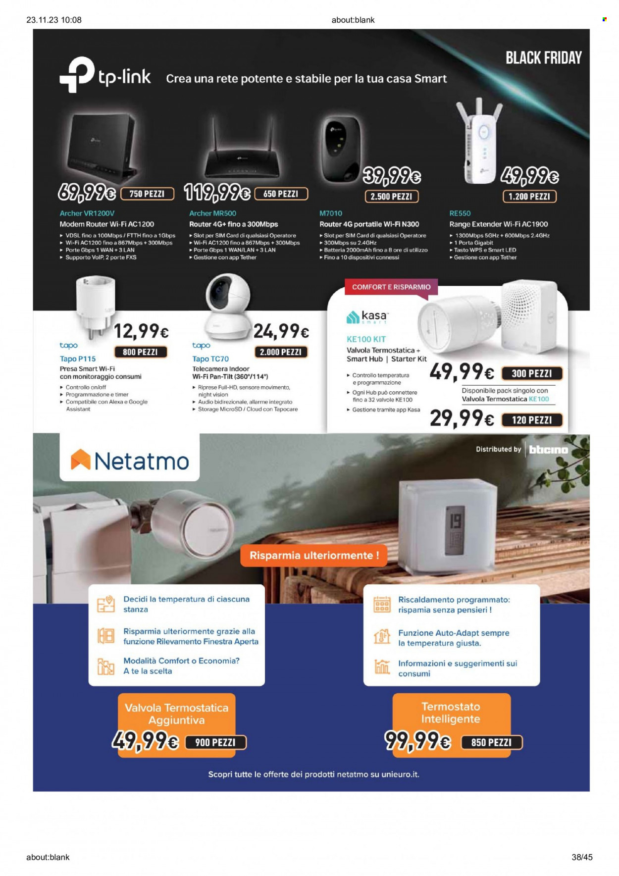 Volantino Unieuro - 23/11/2023 - 30/11/2023. Pagina 36