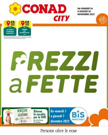Volantino Conad City - 24/11/2023 - 30/11/2023.