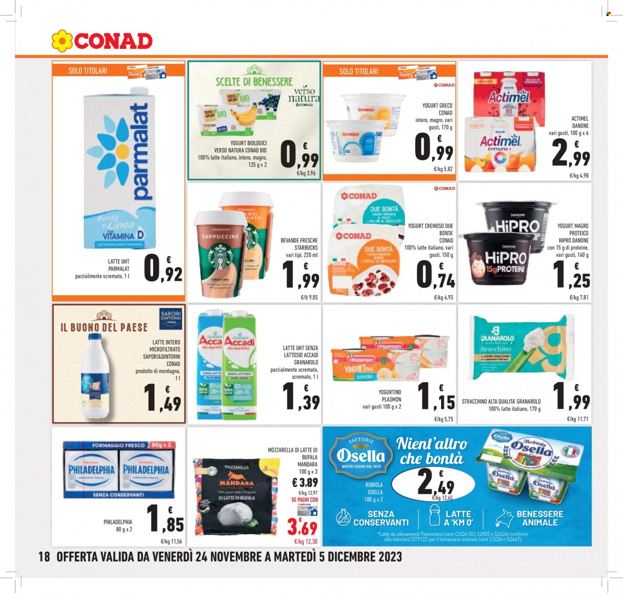 Volantino Conad - 24/11/2023 - 5/12/2023. Pagina 18
