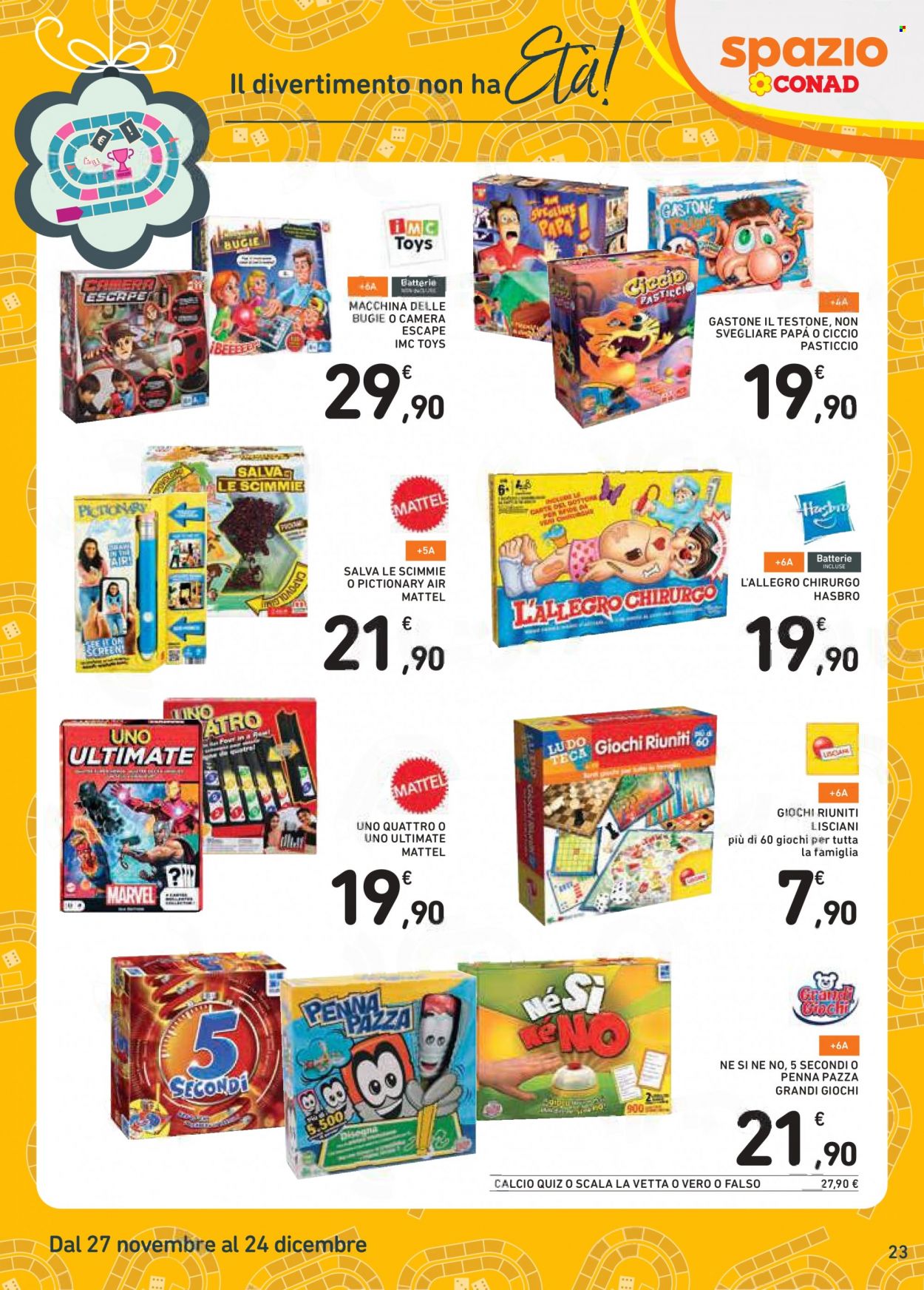 Volantino Spazio Conad - 27/11/2023 - 24/12/2023. Pagina 23