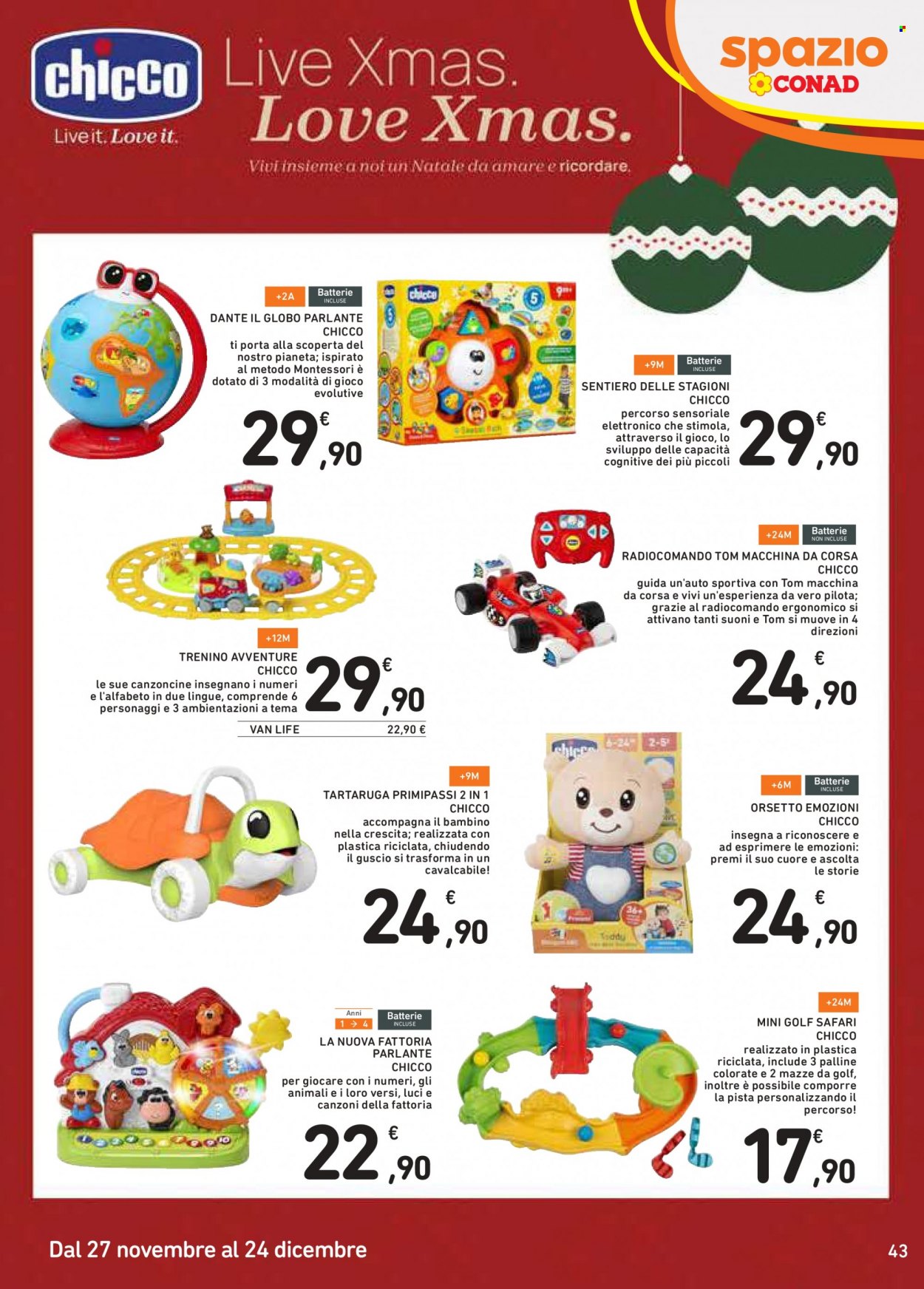 Volantino Spazio Conad - 27/11/2023 - 24/12/2023. Pagina 43