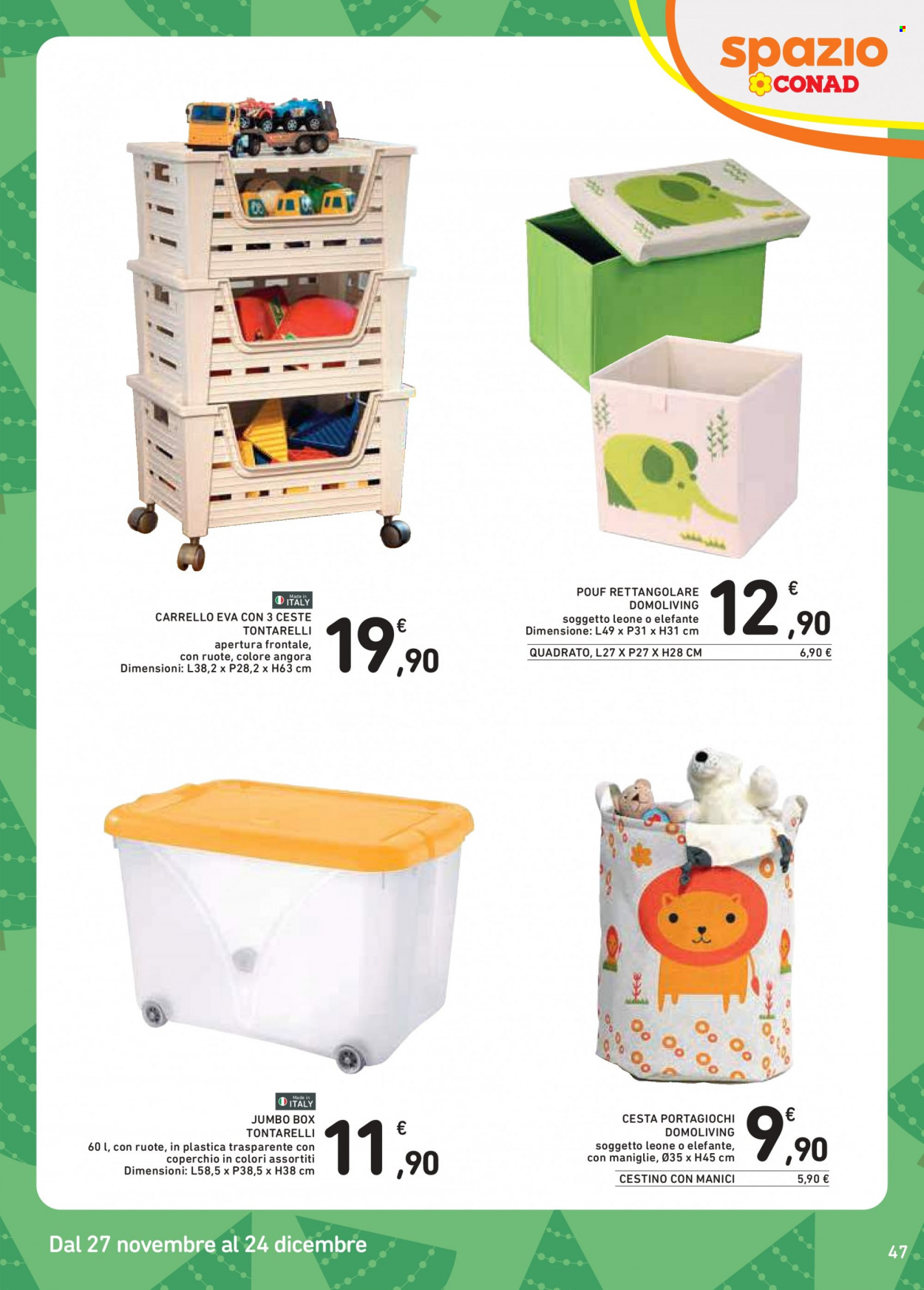 Volantino Spazio Conad - 27/11/2023 - 24/12/2023. Pagina 47