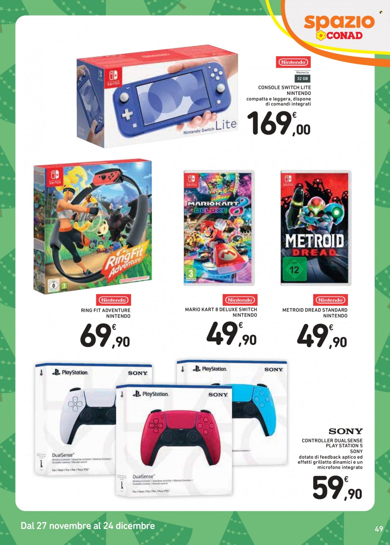 Volantino Spazio Conad - 27/11/2023 - 24/12/2023. Pagina 49