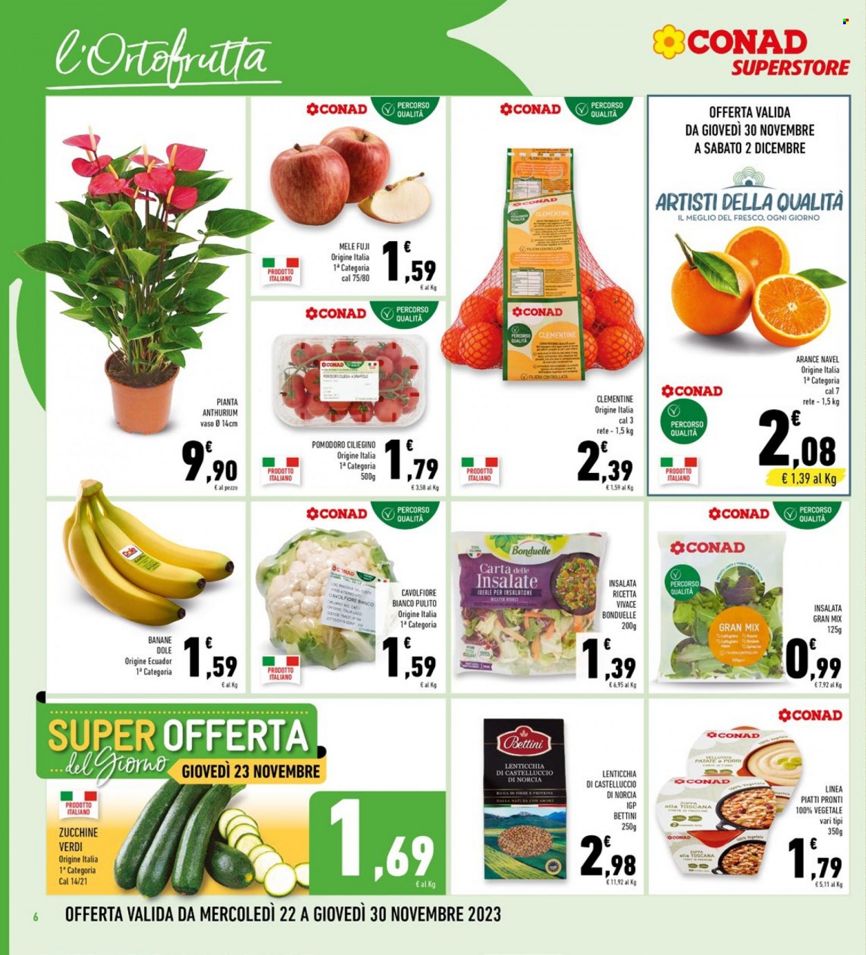 Volantino Conad Superstore - 22/11/2023 - 30/11/2023. Pagina 6