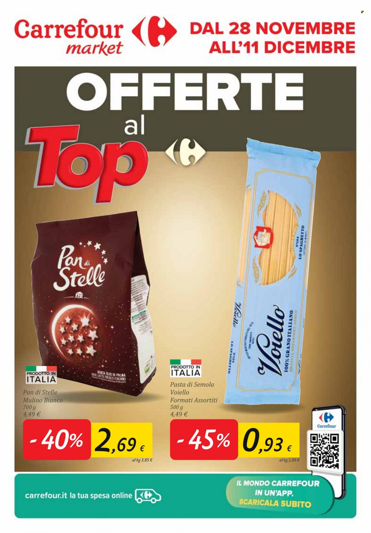Volantino Carrefour - 28/11/2023 - 11/12/2023. Pagina 1