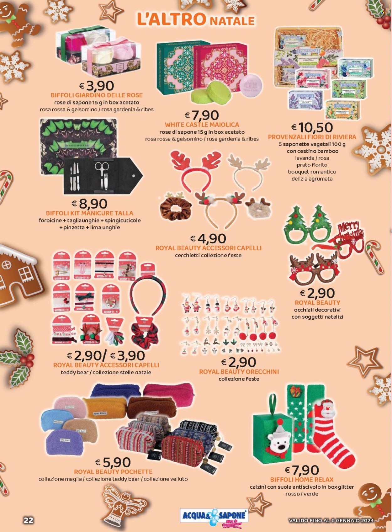Volantino Acqua & Sapone - 25/11/2023 - 6/1/2024. Pagina 22