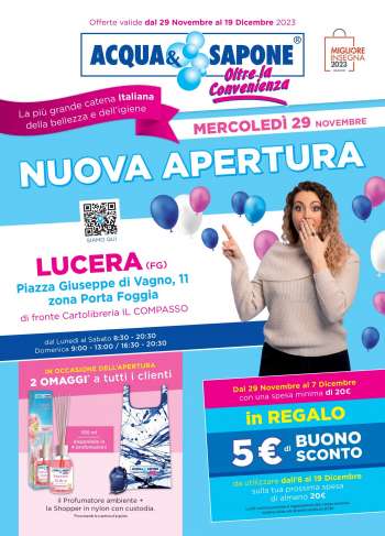 Volantino Acqua & Sapone - 29/11/2023 - 19/12/2023.