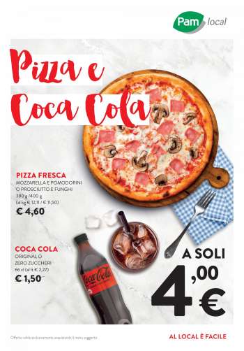 Volantino Pam local.