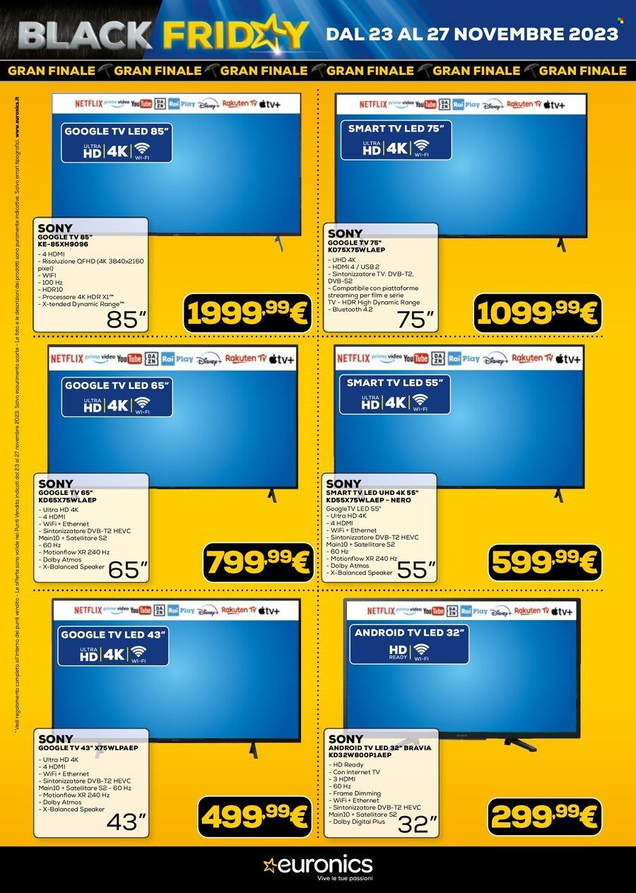 Volantino Euronics - 23/11/2023 - 27/11/2023. Pagina 2