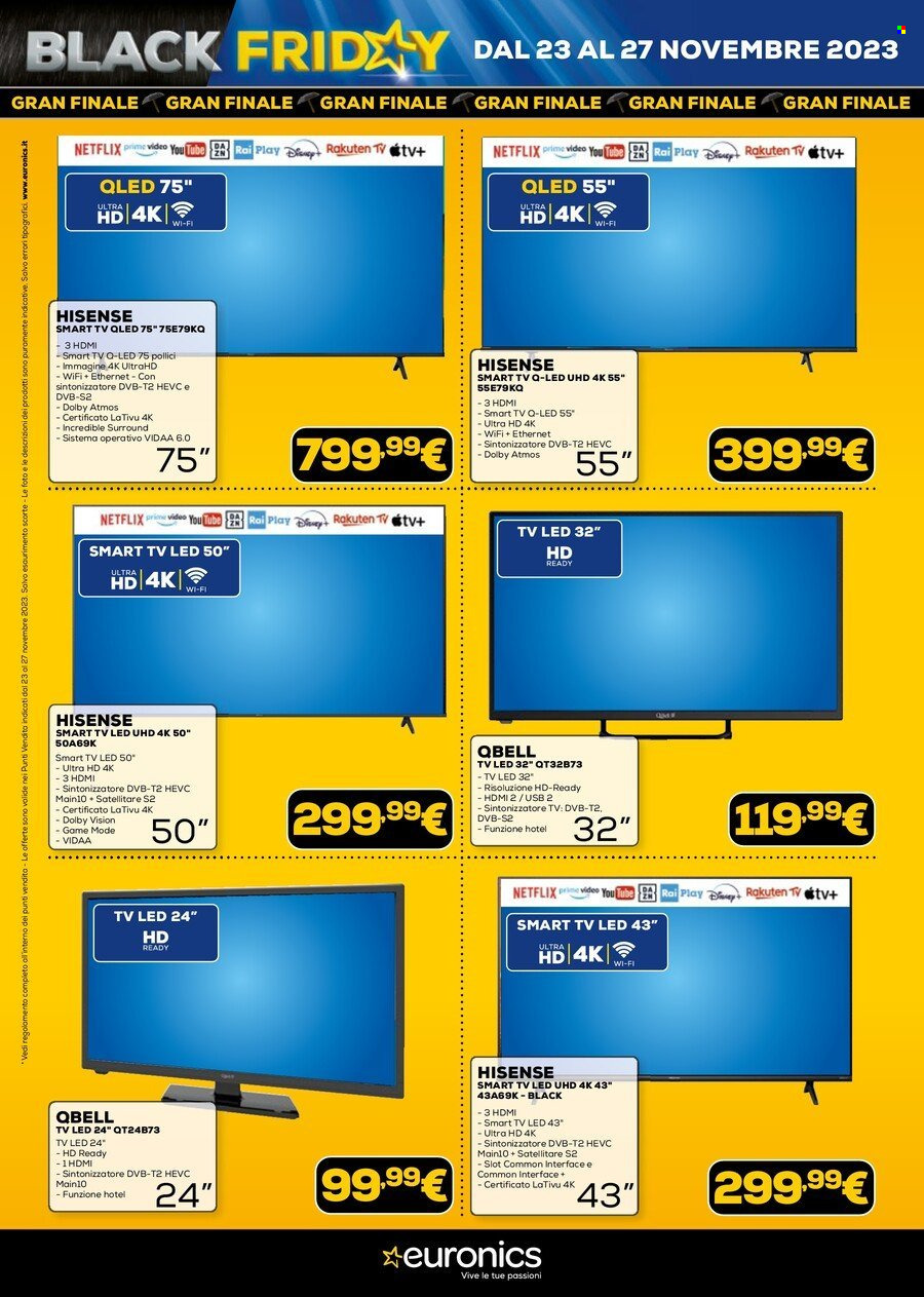 Volantino Euronics - 23/11/2023 - 27/11/2023. Pagina 4