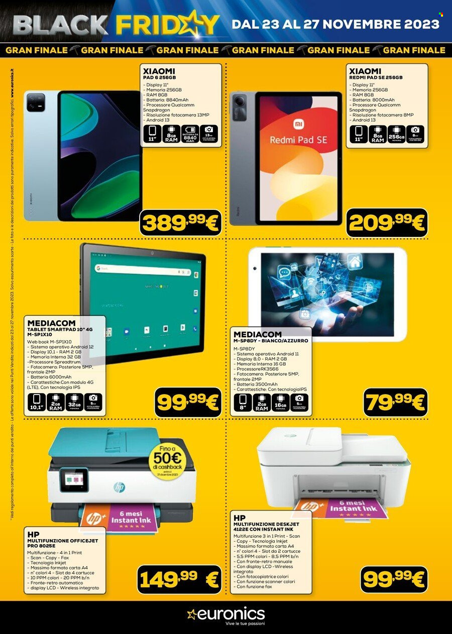 Volantino Euronics - 23/11/2023 - 27/11/2023. Pagina 8