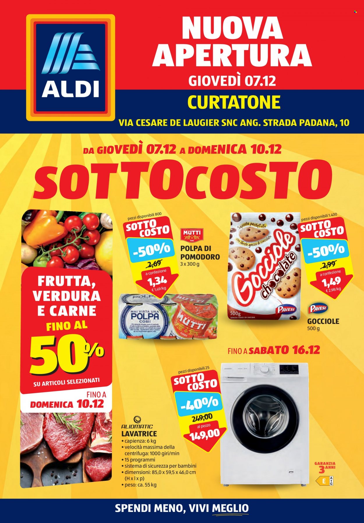 Volantino Aldi - 7/12/2023 - 16/12/2023. Pagina 1