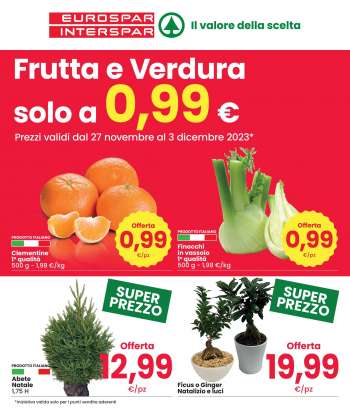 Volantino Interspar - 27/11/2023 - 3/12/2023.