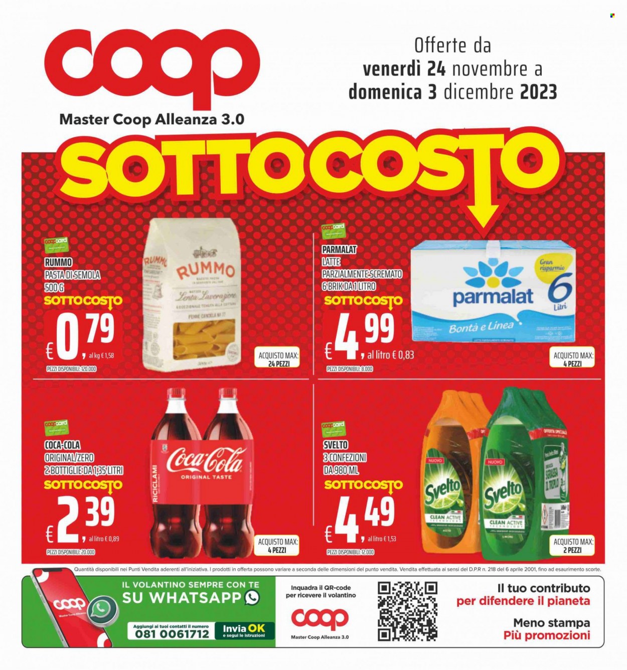 Leták Coop - 24.11.2023 - 3.12.2023. Strana 1