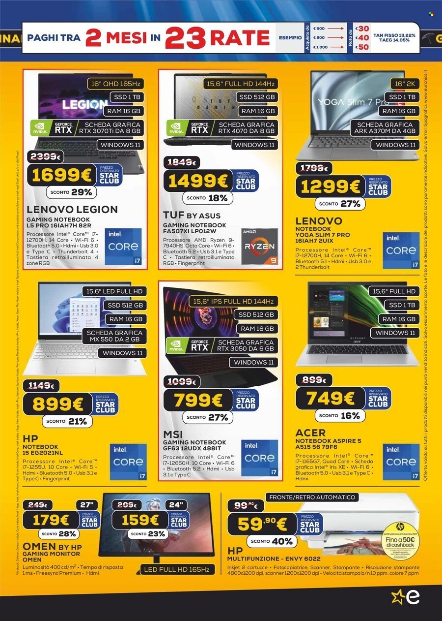 Volantino Euronics - 23/11/2023 - 27/11/2023. Pagina 5