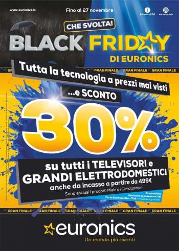Volantino Euronics - 23/11/2023 - 27/11/2023.