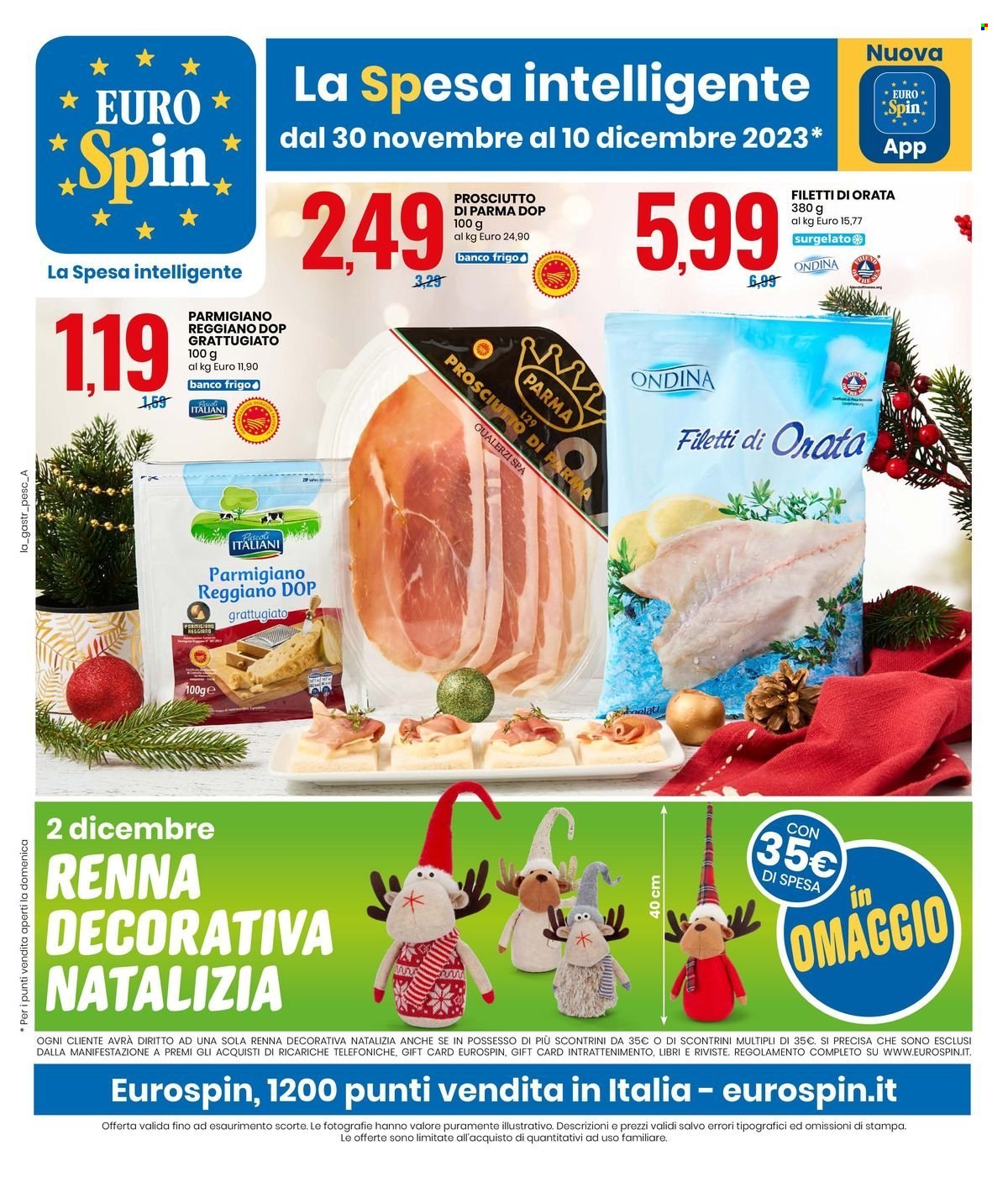 Volantino EuroSpin - 30/11/2023 - 10/12/2023. Pagina 1
