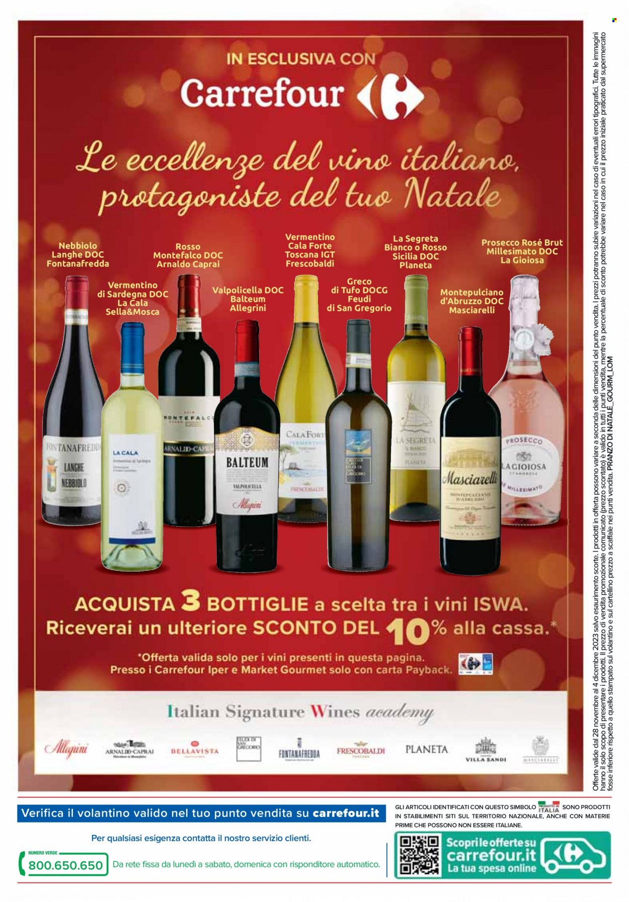 Volantino Carrefour - 28/11/2023 - 24/12/2023. Pagina 40