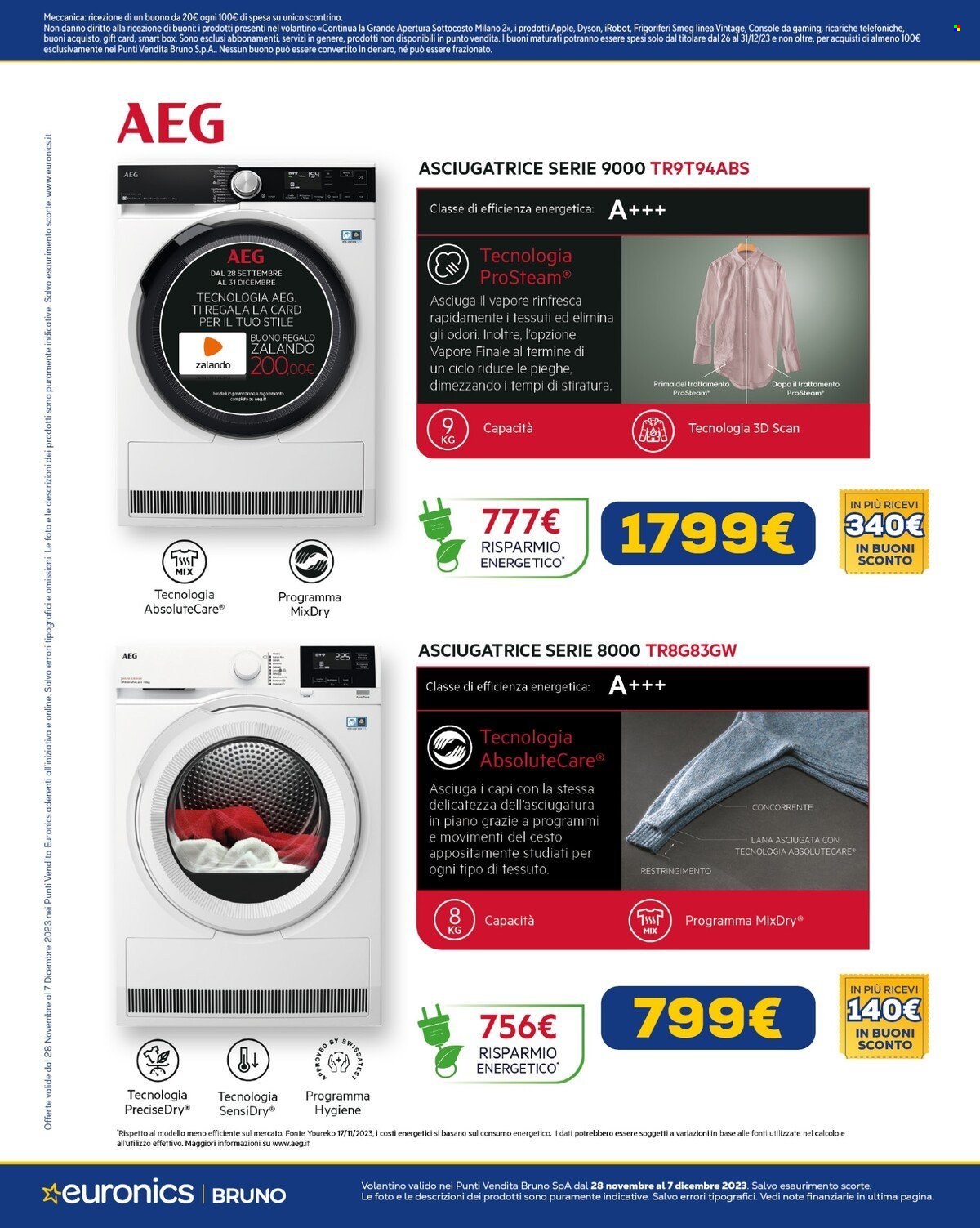 Volantino Euronics - 28/11/2023 - 7/12/2023. Pagina 29