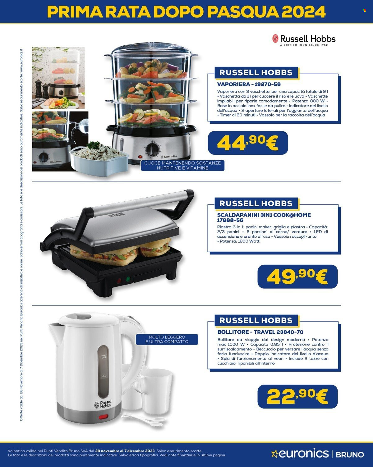 Volantino Euronics - 28/11/2023 - 7/12/2023. Pagina 44