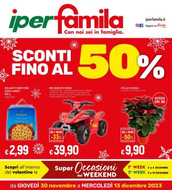 Volantino Famila - 30/11/2023 - 13/12/2023.