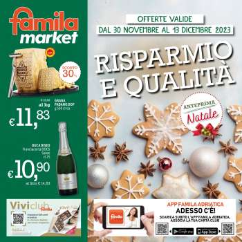 Volantino Famila - 30/11/2023 - 13/12/2023.