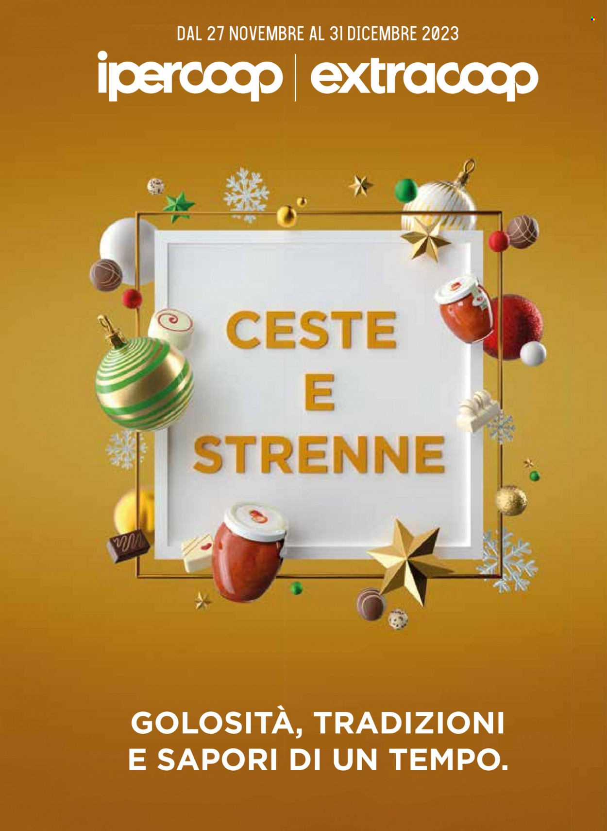 Leták Coop - 27.11.2023 - 31.12.2023. Strana 1