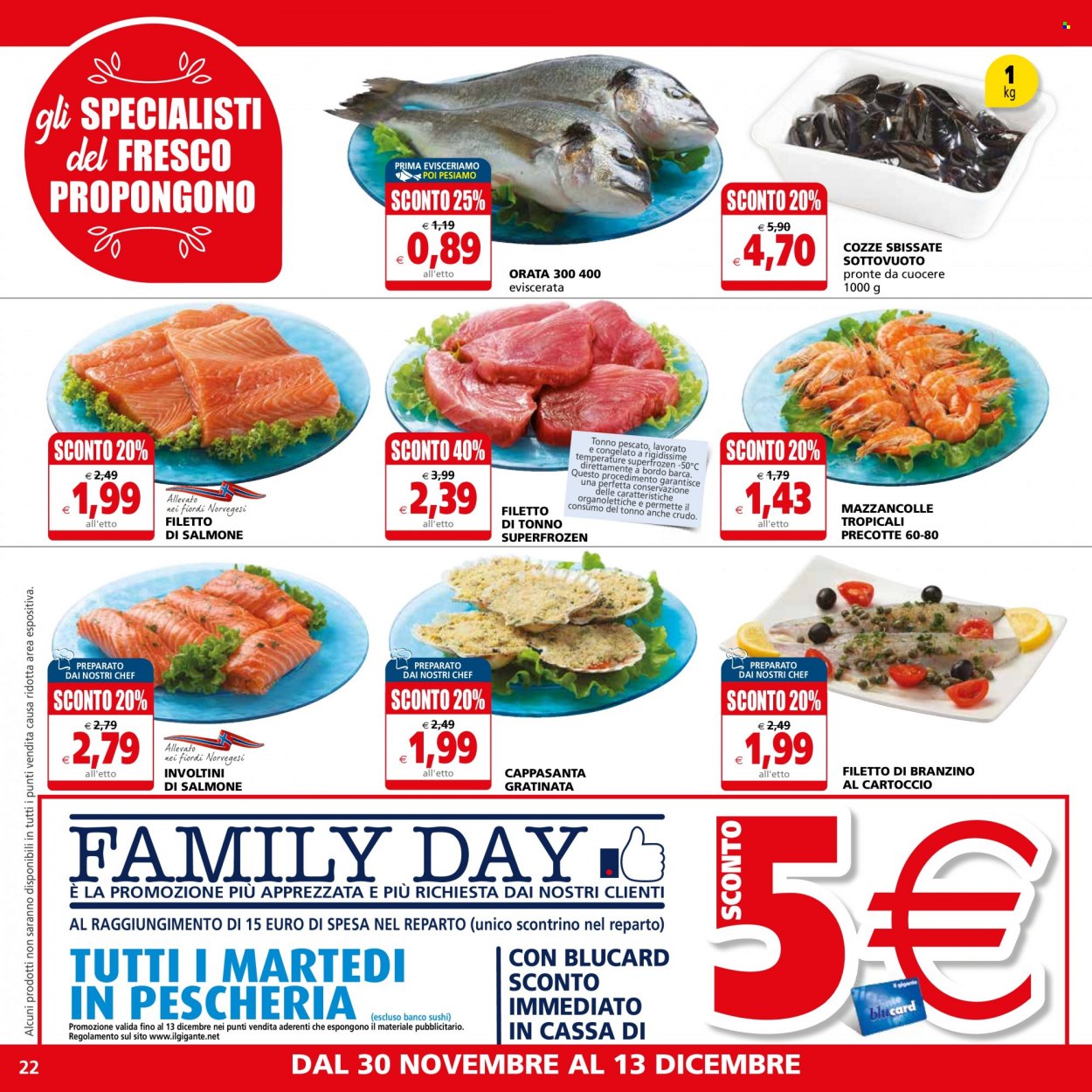 Volantino Il Gigante - 30/11/2023 - 9/12/2023. Pagina 22