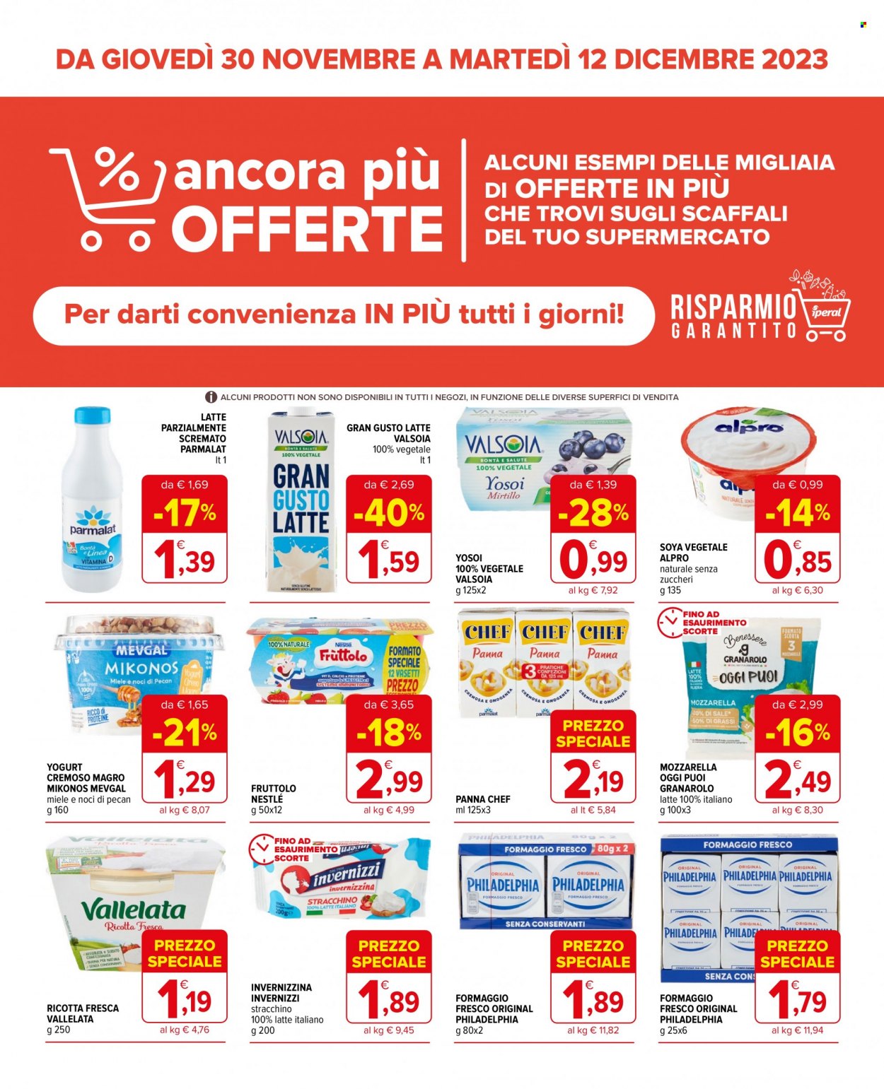Volantino Iperal - 30/11/2023 - 12/12/2023. Pagina 1