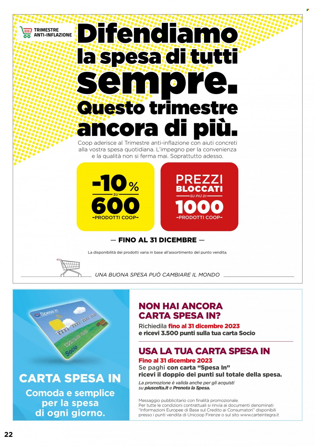Volantino Coop - 29/11/2023 - 9/12/2023. Pagina 22