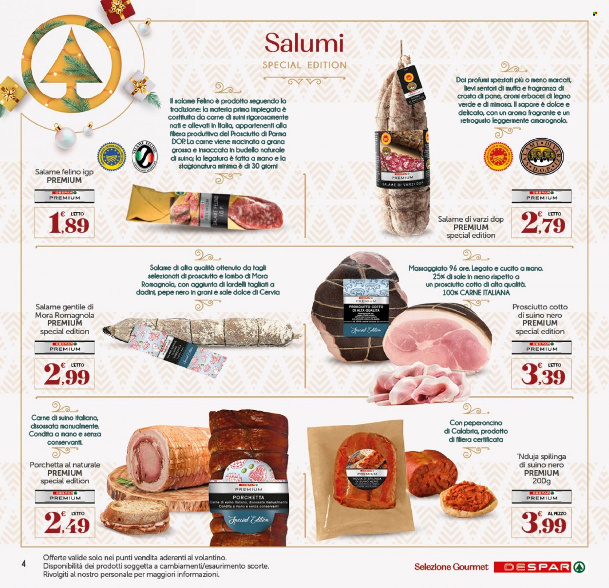 Volantino Eurospar - 20/11/2023 - 6/1/2024. Pagina 4