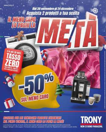 Volantino Trony - 30/11/2023 - 24/12/2023.