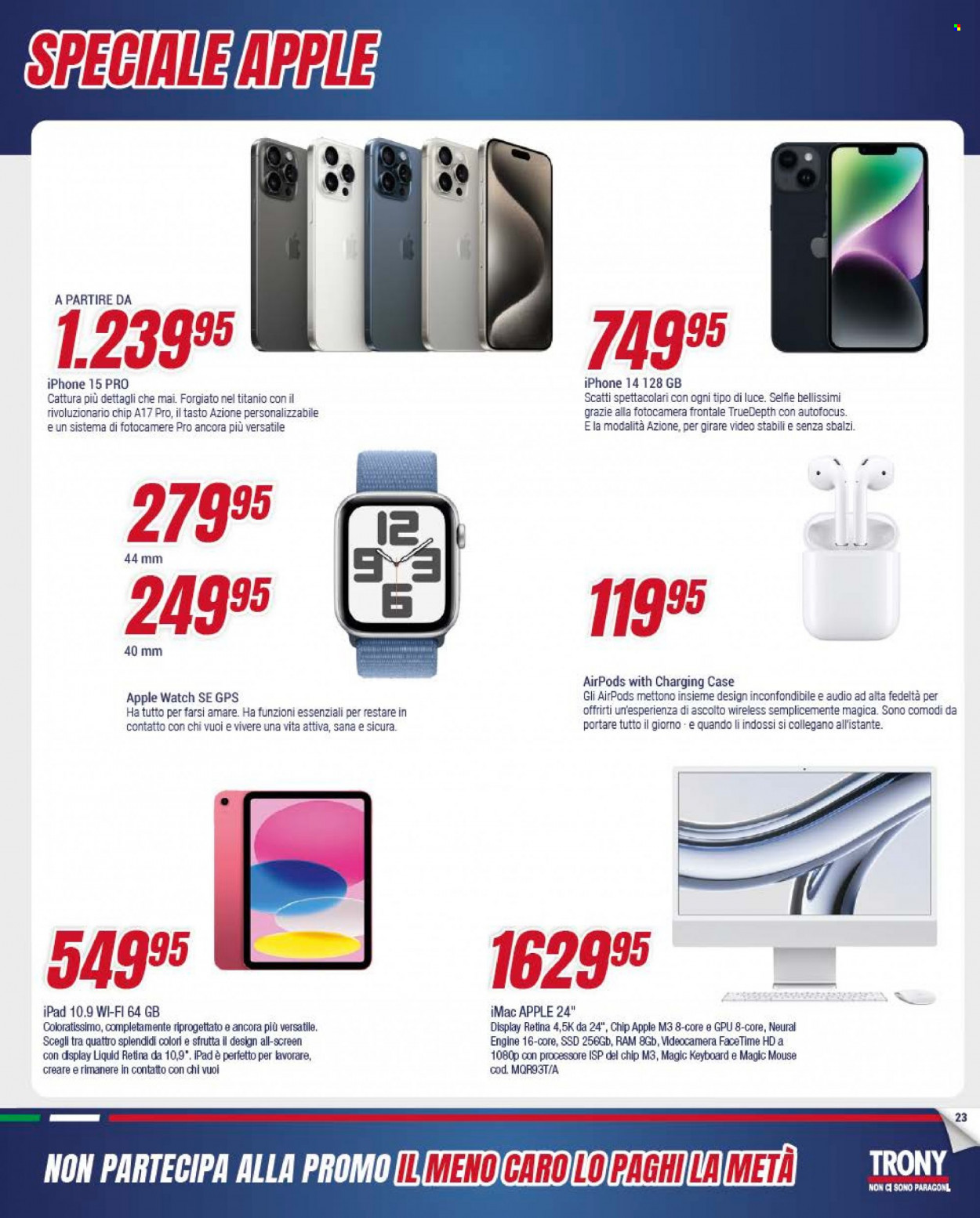 Volantino Trony - 30/11/2023 - 24/12/2023. Pagina 23