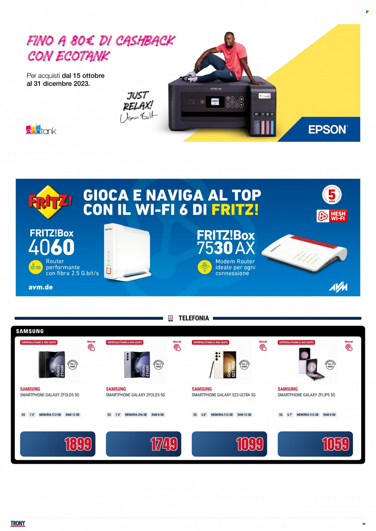 Volantino Trony - 30/11/2023 - 24/12/2023. Pagina 6