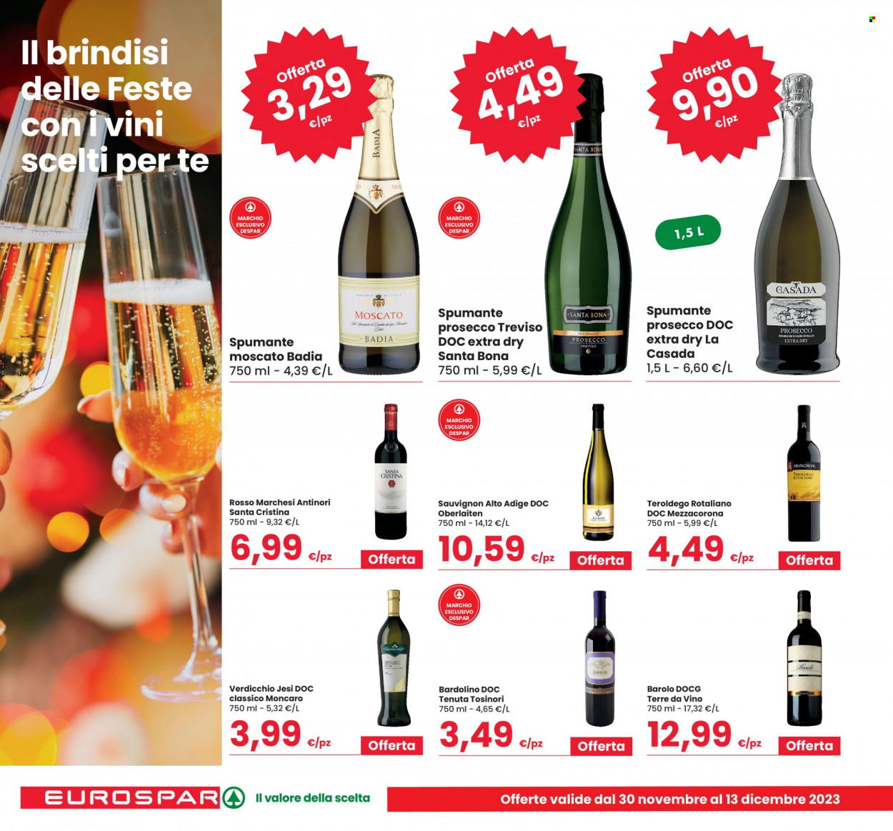 Volantino Eurospar - 30/11/2023 - 13/12/2023. Pagina 18