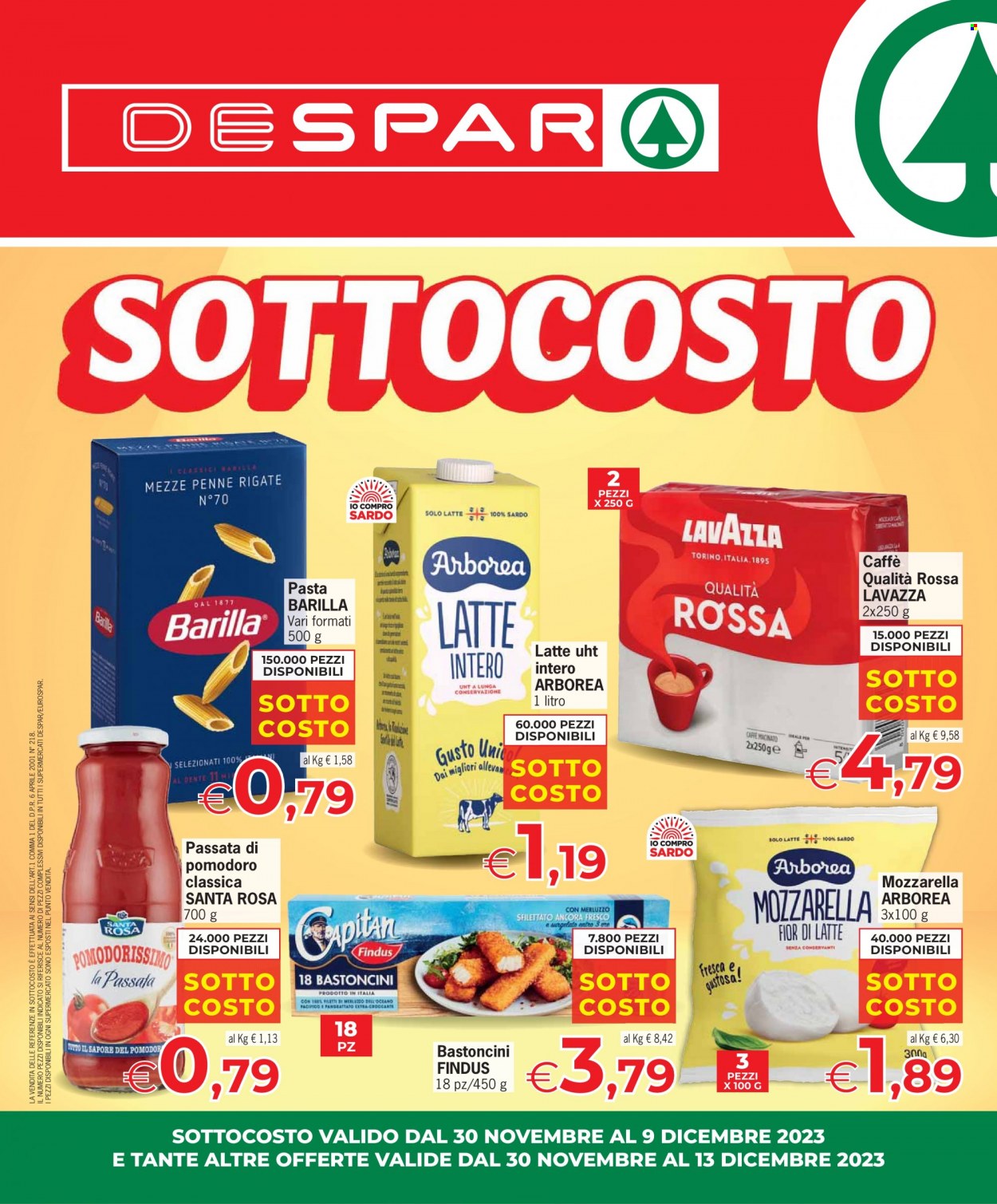 Volantino Despar - 30/11/2023 - 13/12/2023. Pagina 1