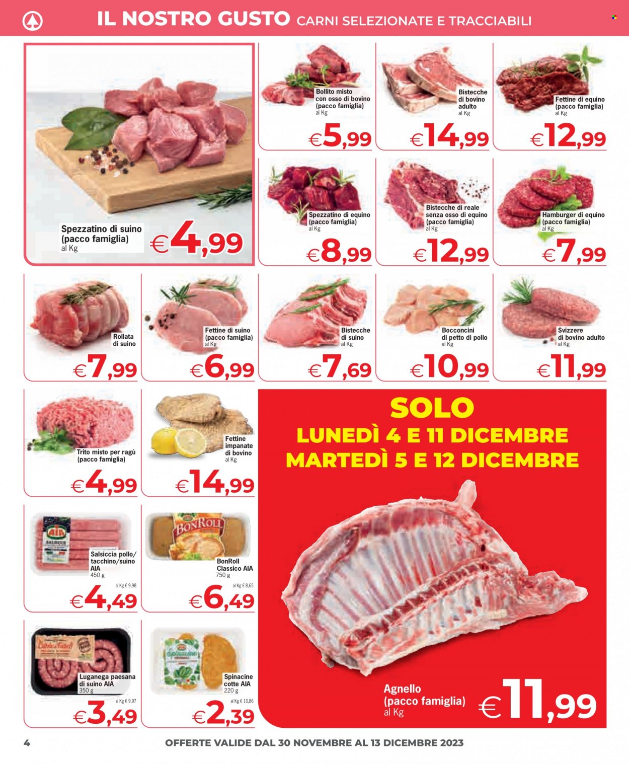Volantino Eurospar - 30/11/2023 - 13/12/2023. Pagina 4